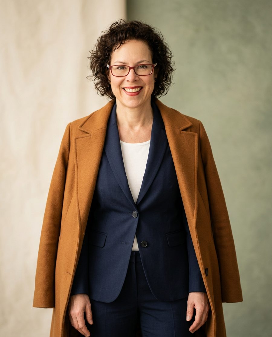 Denise Hoffmann, Gründerin von dentalLeitwerk, im Beratungsmoment für Zahnarztpraxen